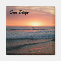 San Diego Sunset Fridge Magnets