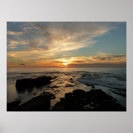 San Diego Sunset Poster