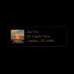 San Diego Sunset Return Address Label
