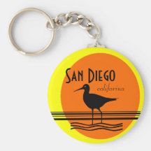 San Diego-Sunset Souvenir Key Chain