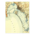 San Diego Vintage Map Postcard
