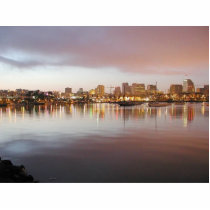 San Diego Water Bays Lights City Sunrise photo sculptures