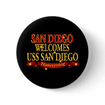 San Diego Welcomes USS San Diego Button