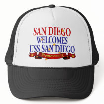 San Diego Welcomes USS San Diego Mesh Hat