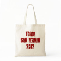 San Fermin 2012 Toro bag Running of the Bulls