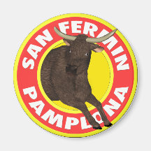San Fermin de Pamplona Magnets