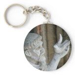 San Frances and the dove Keychain