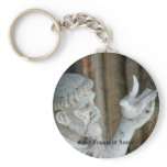 San Francis and the dove Key Chains