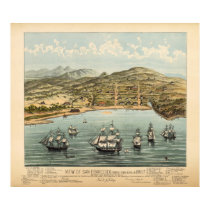 San Francisco, 1847 (Bosqui) BigMapBlog.com posters