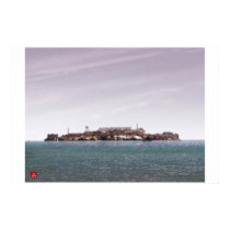 San Francisco -Alcatraz Island Digital Watercolor posters by lkldraw San Francisco -Alcatraz Island Digital Watercolor posters