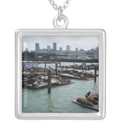 San Francisco and Pier 39 Necklace