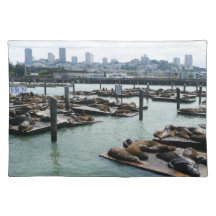 San Francisco and Pier 39 Placemat