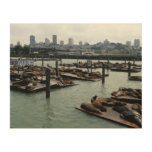 San Francisco and Pier 39 Wood Prints