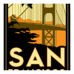 san, francisco, art, deco, poster, art deco, 30s,