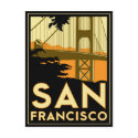 San Francisco Art Deco Poster postcards by strk3 San Francisco Art Deco Poster postcards