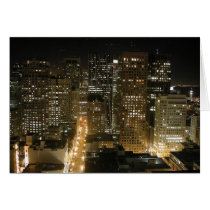 San Francisco at night cards