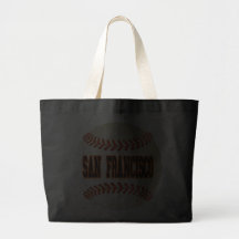 SAN FRANCISCO BASEBALL CANVAS BAGS