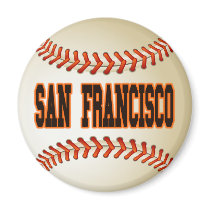 SAN FRANCISCO BASEBALL MAGNETS