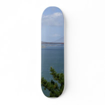 San Francisco Bay Seen From The Precidio Custom Skate Board