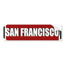 San Francisco Bumper Sticker bumper stickers