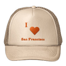 San Francisco -- Burnt Orange Mesh Hats