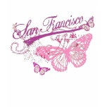 san francisco butterfly t-shirt