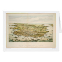 San Francisco, CA. 1873 (1528A) Greeting Card