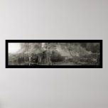 San Francisco CA Burning Photo 1906a Poster