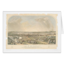 San Francisco, CA. Panoramic Map (1551A) Greeting Card