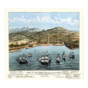 San Francisco, CA Panoramic Map - 1847 posters
