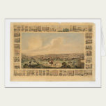 San Francisco, CA. Panoramic Map 1860 (1162A) cards