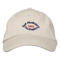SAN FRANCISCO CALIFORNIA, 94102 embroidered hats by edem13 SAN FRANCISCO CALIFORNIA, 94102 embroidered hats
