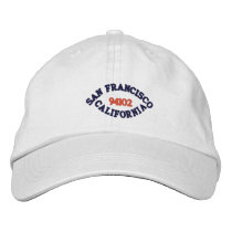 SAN FRANCISCO CALIFORNIA, 94102 embroidered hats by edem13 SAN FRANCISCO CALIFORNIA, 94102 embroidered hats