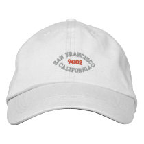 SAN FRANCISCO CALIFORNIA, 94102 embroidered hats by edem13 SAN FRANCISCO CALIFORNIA, 94102 embroidered hats