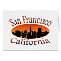 San Francisco California Card