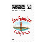San Francisco California Golden Gate Postage Stamps