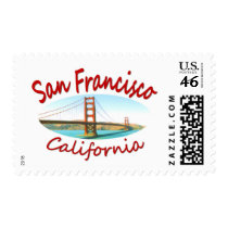 San Francisco California Golden Gate Stamp