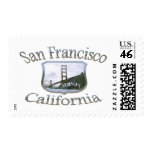 San Francisco California Silver Logo Postage Stamp