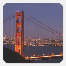 San Francisco, California Stickers