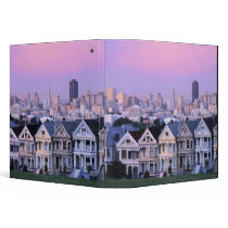 San Francisco, California. View of Victorian Binders