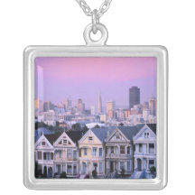 San Francisco, California. View of Victorian Necklaces