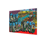 San Francisco, CaliforniaLarge Letter Scenes 2 Canvas Prints
