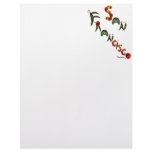 San Francisco Chili Peppers Customized Letterhead
