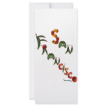 San Francisco Chili Peppers rack cards