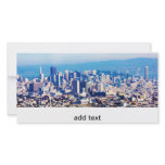 San Francisco City View Panoramic Photo Card Template