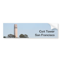 San Francisco Coit Tower Bumper Sticker