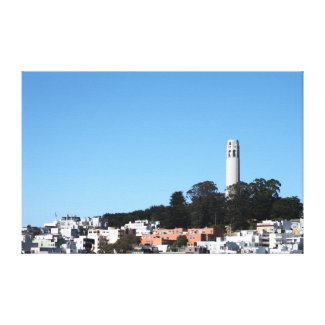 San Francisco Coit Tower Gallery Wrap Canvas