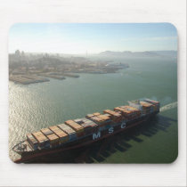 San Francisco Container Ship mousepads