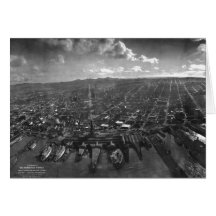 San Francisco Earthquake Ruins of 1906 Panorama Greeting Card