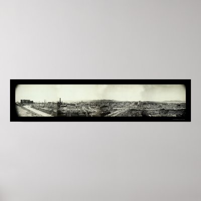 San Francisco Earthquake Ruins Photo 1906 Poster by lc_panoramicphotos